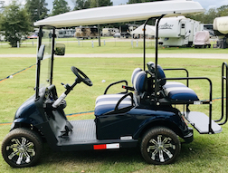 Four passenger Grab-a-Cart golf cart